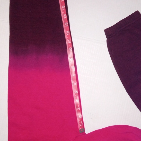 Aviator Nation Ombre Sweatpants. Pink and Purple in color. Big Girls size 14. - Picture 3 of 8